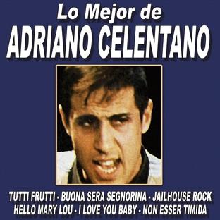 Album cover art for Lo Mejor De Adriano Celentano