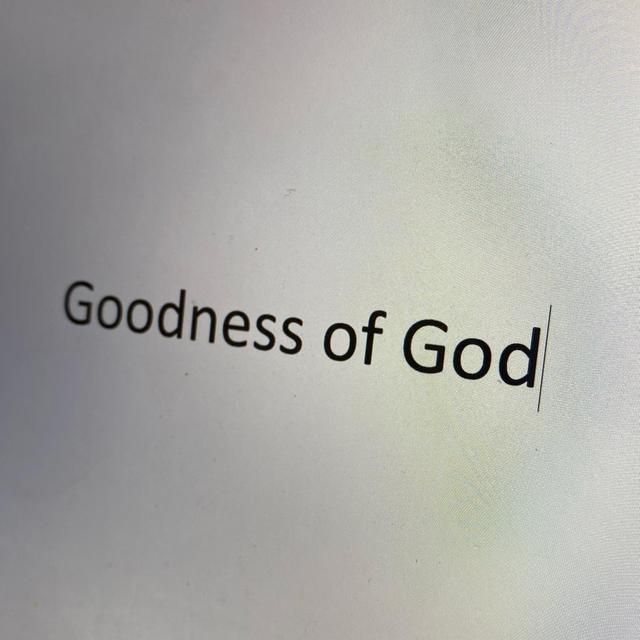 Album cover art for Goodness of God