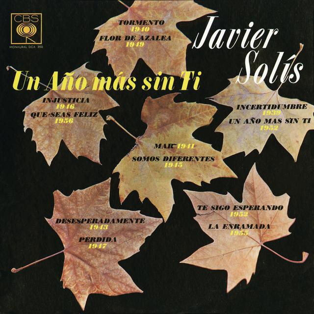 Album cover art for Un Año Mas Sin Ti