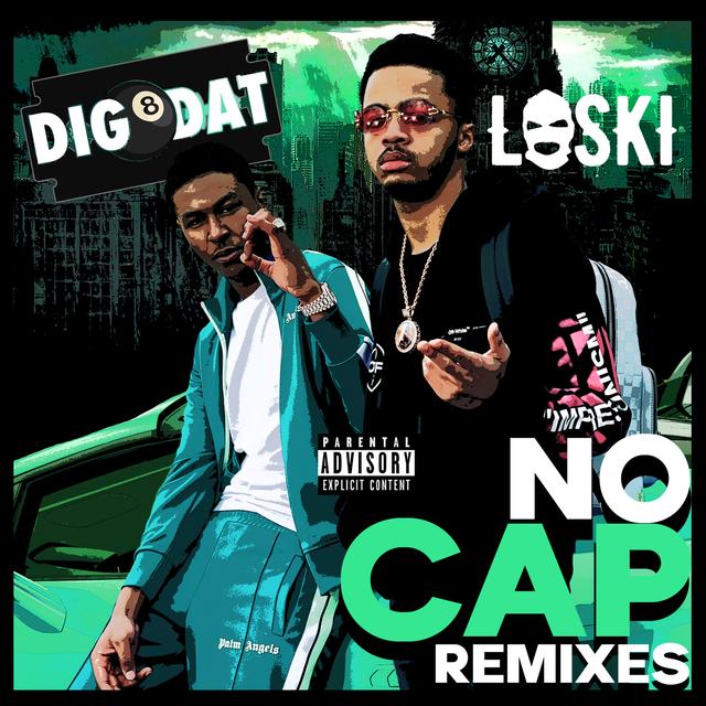 Album cover art for No Cap (Remixes)