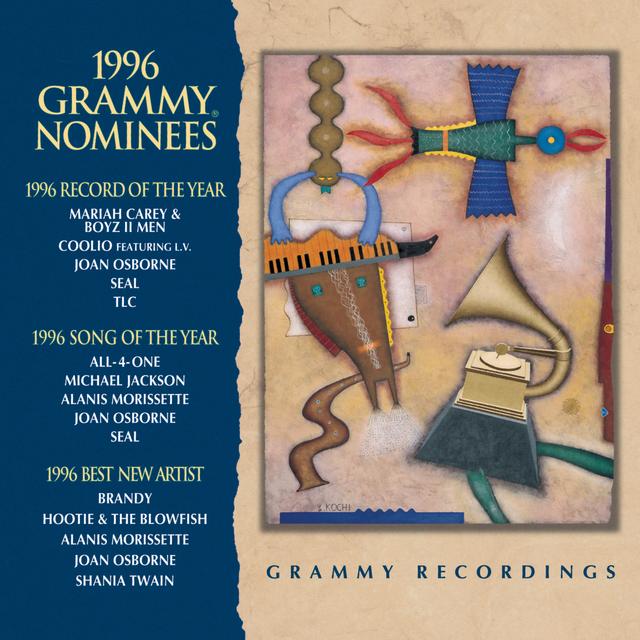 Album cover art for 1996 Grammy Nominees