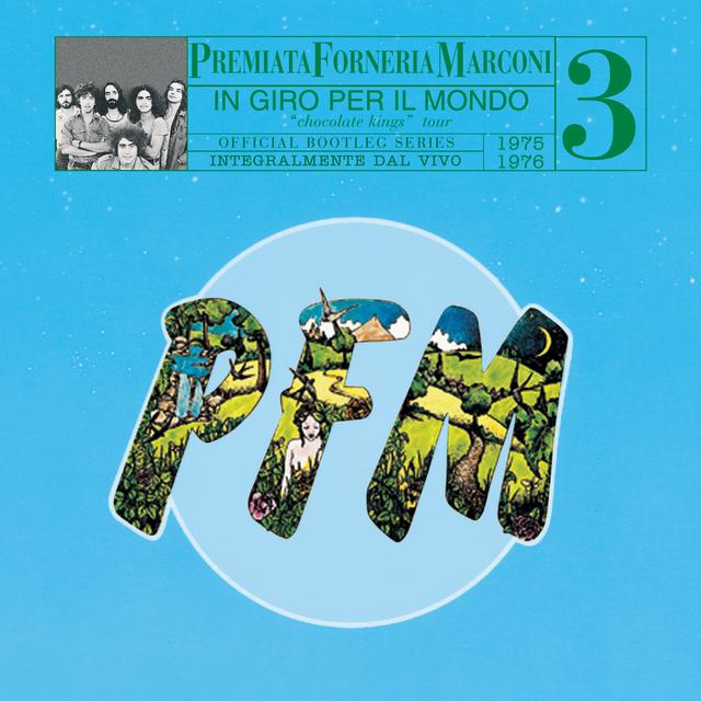 Album cover art for PFM 10 Anni Live Vol. 3 1975 - 1976 In Giro Per Il Mondo