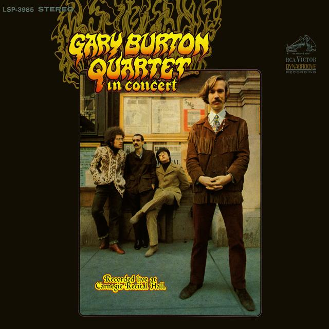 Album cover art for Gary Burton Quartet In Concert