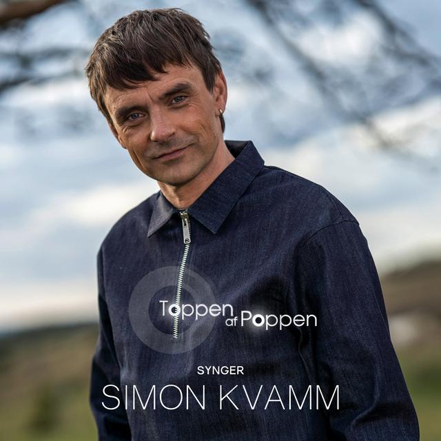 Album cover art for Toppen Af Poppen 2021 Synger Simon Kvamm