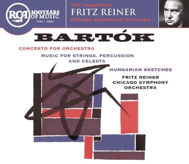 Album cover art for Bartok: Concerto for Orchestra; Music for Strings, Percussion & Celesta; Hungarian Sketches