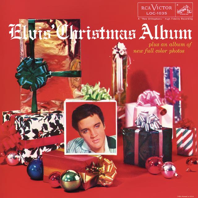 Album cover art for Elvis' Christmas Album