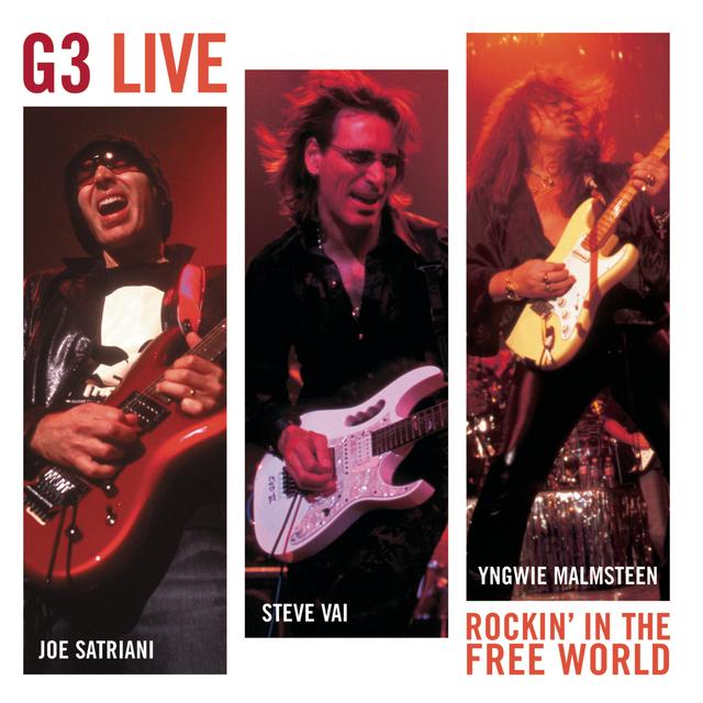 Album cover art for G3 Live: Rockin' In The Free World